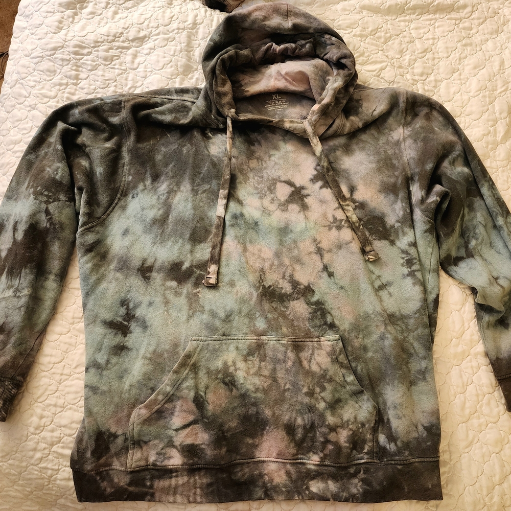 Cotton Candy Tie-Dye Hoodie Unisex XL